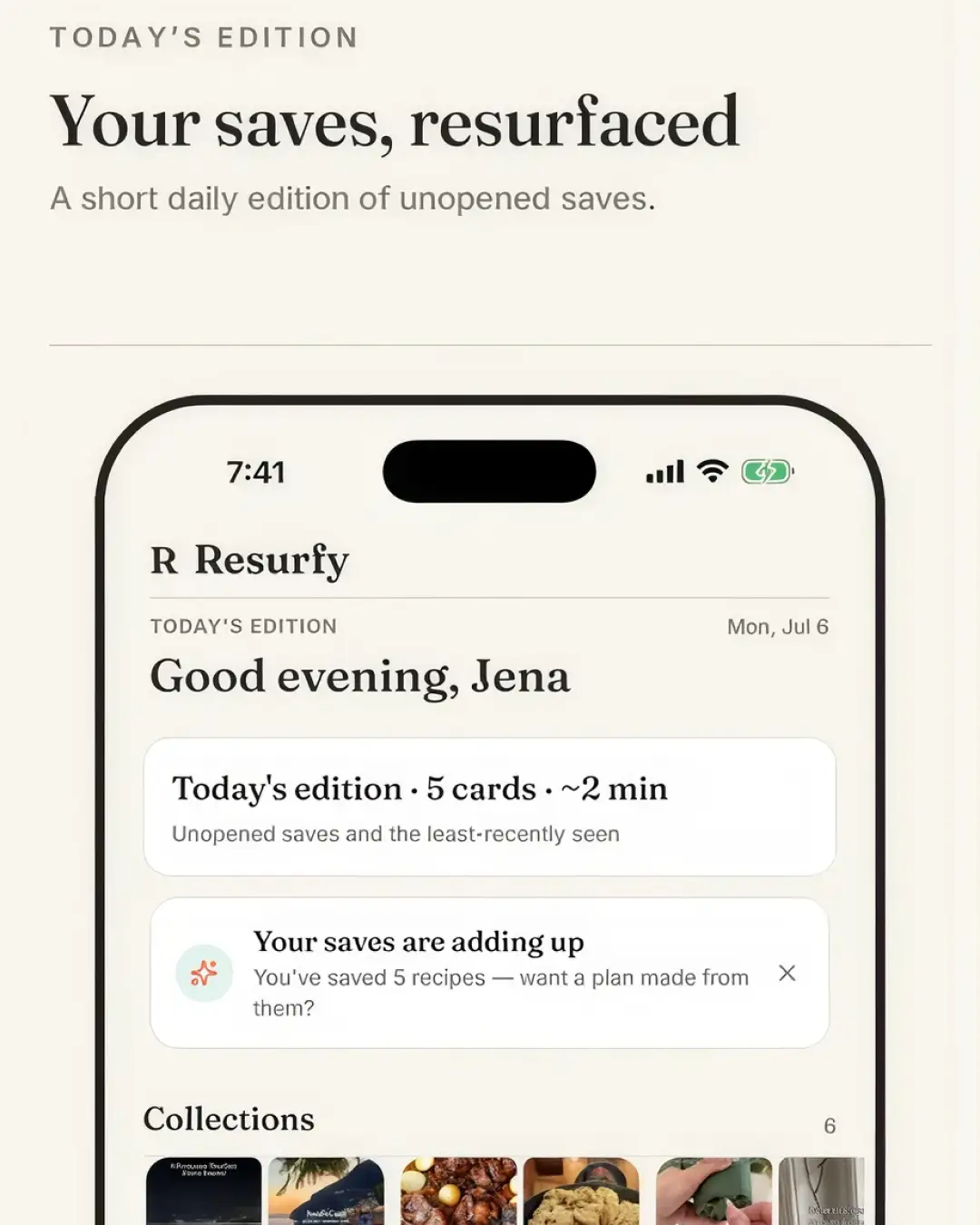 Resurfy — знімок екрана
